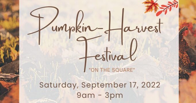 Pumpkin Harvest Festival in Waynesboro is Saturday, September 17th