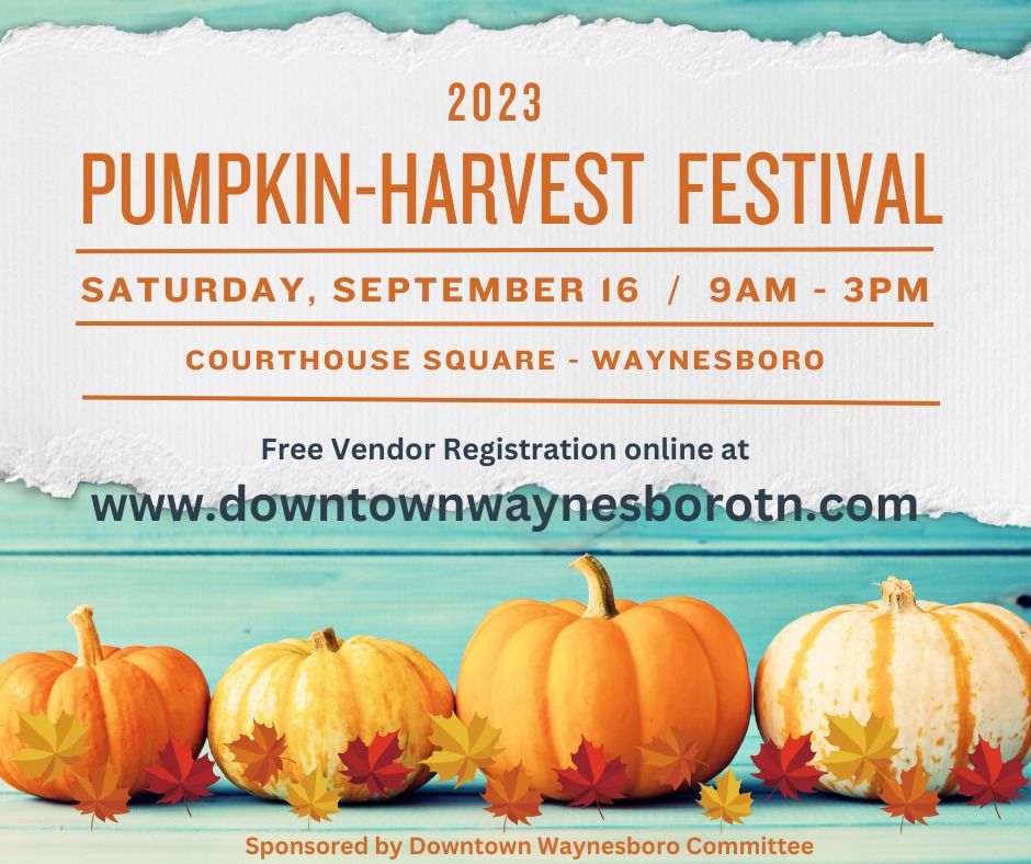 Annual Pumpkin Harvest Festival is This Saturday in Waynesboro