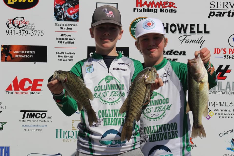 Cole Risner and Tripp Robertson took home 5th place on Saturday with 5+ lbs on Kentucky Lake out of Paris, TN.