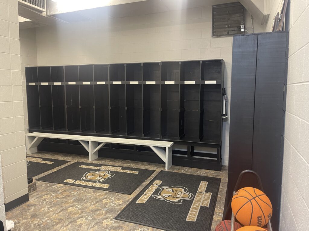 WMS Boys’ Basketball Team Proud of New Locker Room