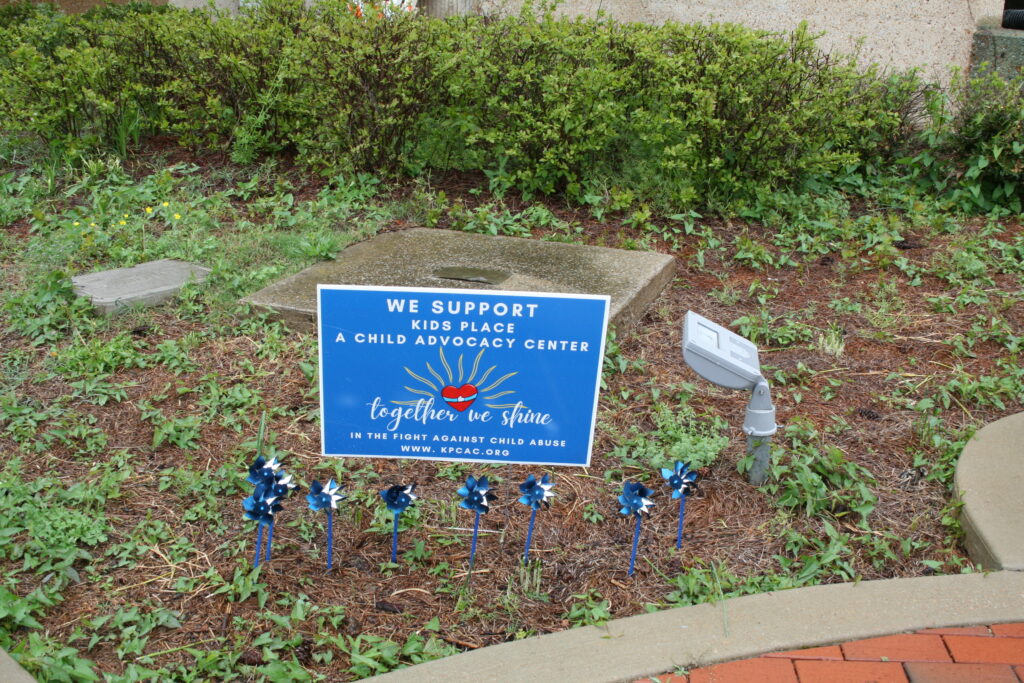 Pinwheels Placed in Honor of National Child Abuse Prevention Month