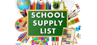 Collinwood Middle School Supply Lists